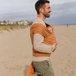 Portage ventral avec la Boba Wrap Fox marron