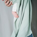 Détail du tissu du My Sling Néobulle Tilleul en portage