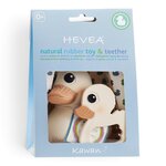 Jouet de Bain Kawan le canard et anneau de dentition hevea - cadeau de naissance