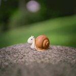 mon premier animal du jardin  jouet en caoutchouc naturel - escargot