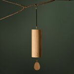 Carillon Koshi Forest suspendu, collection Earth Symphony en bois de chêne