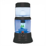 Fontaine EVA en Verre 1200 BEP noire — 12 Litres avec Magnétisation et Dynamisation
