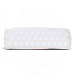 Coussin d’acupression Climsom Zen à picots blancs sur housse en coton bio écru