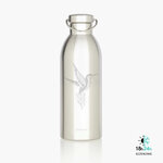 Gourde isotherme inox Happy Gaspajoe motif colibri gravé au laser