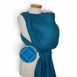 echarpe de portage storchenwiege leo turquoise