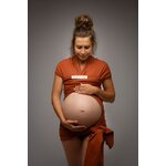 Echarpe jpmbb Basic Love Radius Fauve en coton Bio
