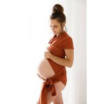 écharpe Basic Love Radius Fauve en coton Biologique