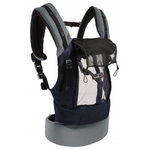 porte bébé jpmbb- Physiocarrier - elephant bleu nuit poche gris vert