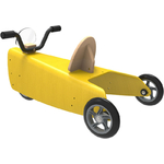 Jouet Porteur en bois  Jaune Design - chou du volant