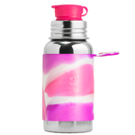 Gourde Pura sport acier inoxydable 550 ml - Bicolore rose - B18BMYS_1