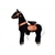 ponycycle noir - cheval à roulettes