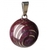 Bola de grossesse spirale aubergine