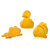 3 Jouets de bain Hevea - animaux de l'étang