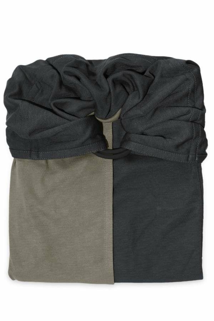 Petite Écharpe de portage Sans Nœud JPMBB Anthracite  Olive