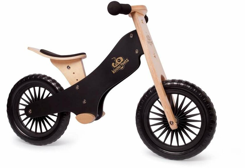 Draisienne 2 Ans Kinderfeets Noire | Vélo d'Équilibre Évolutif Draisienne 2 Ans Kinderfeets Noire | Vélo d'Équilibre Évolutif