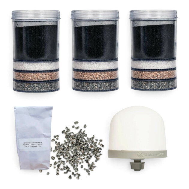 Kit Complet Filtres Fontaine Eva