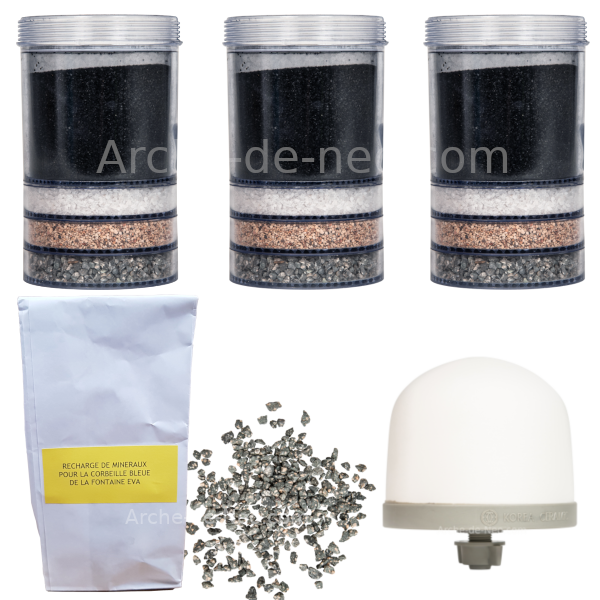 Kit Filtre Fontaine Eva