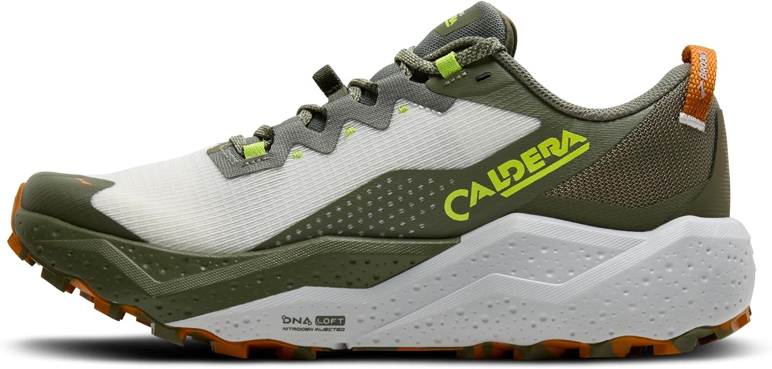 Brooks Caldera 8 SneakerHomme 42.5 EU Dusty Olive Lime Oyster 3