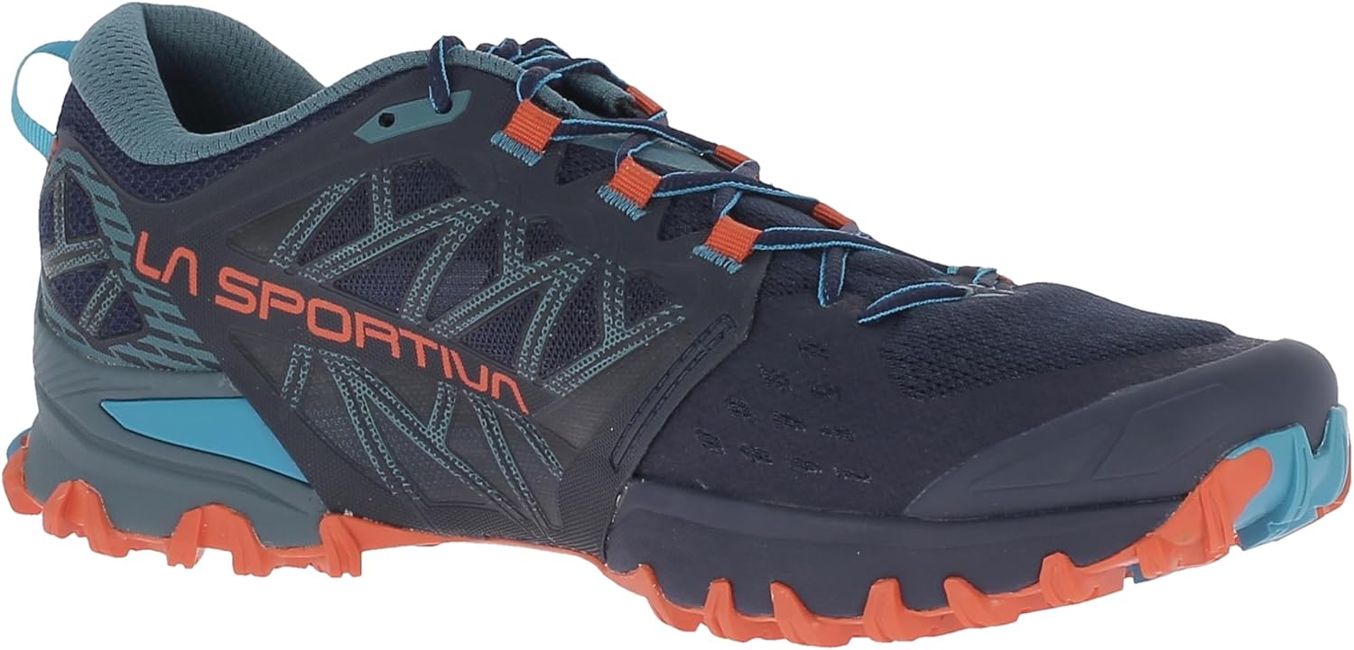 LA SPORTIVA Bushido III Wanderschuh Weiß 42.5 EU Deep Sea Cherry Tomato 6