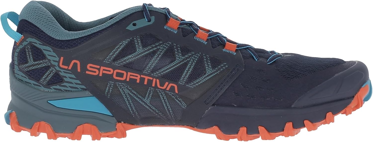 LA SPORTIVA Bushido III Wanderschuh Weiß 42.5 EU Deep Sea Cherry Tomato 7