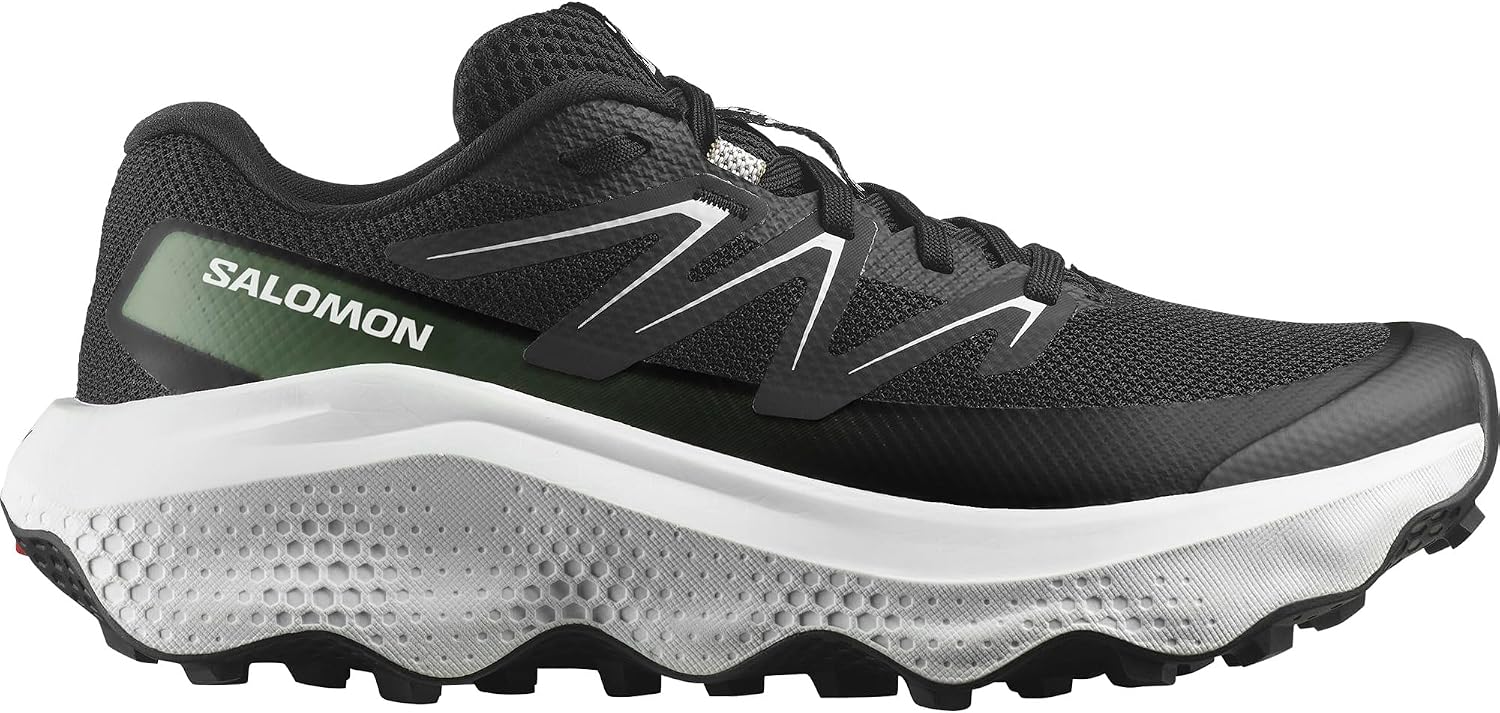 Salomon Ultra Flow Chaussures de randonnée, Homme 45 1/3 EU V2 Black White Agave Green 2