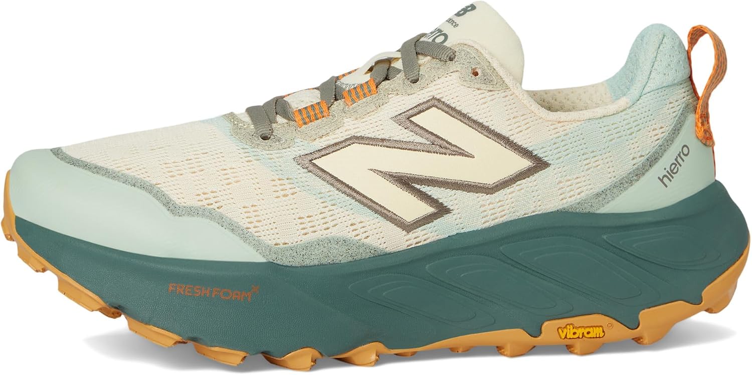 New Balance Chaussures de course Trail Hierro v9 4A5 - Angora Basil Oil 43 EU Calcium Genévrier Foncé 4