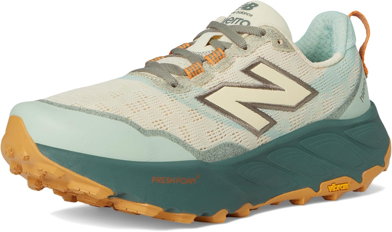 New Balance Chaussures de course Trail Hierro v9 4A5 - Angora Basil Oil 43 EU Calcium Genévrier Foncé 7