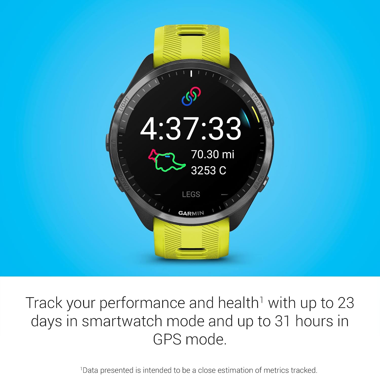 Garmin Forerunner 965 Montre Intelligente de Course à Pied, Affichage AMOLED coloré, mesures dentraînement et informations 5