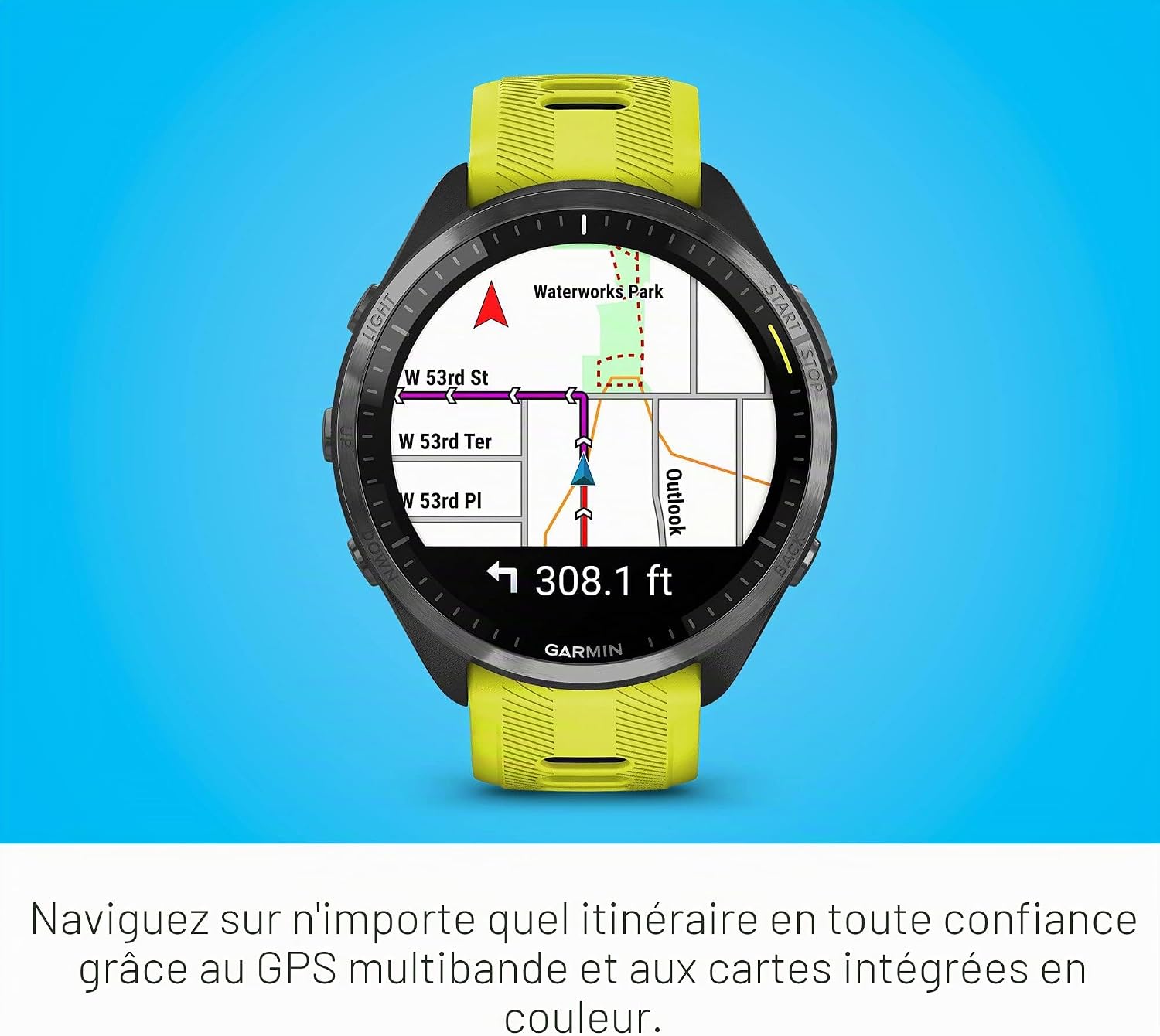 Garmin Forerunner 965 Montre Intelligente de Course à Pied, Affichage AMOLED coloré, mesures dentraînement et informations 6