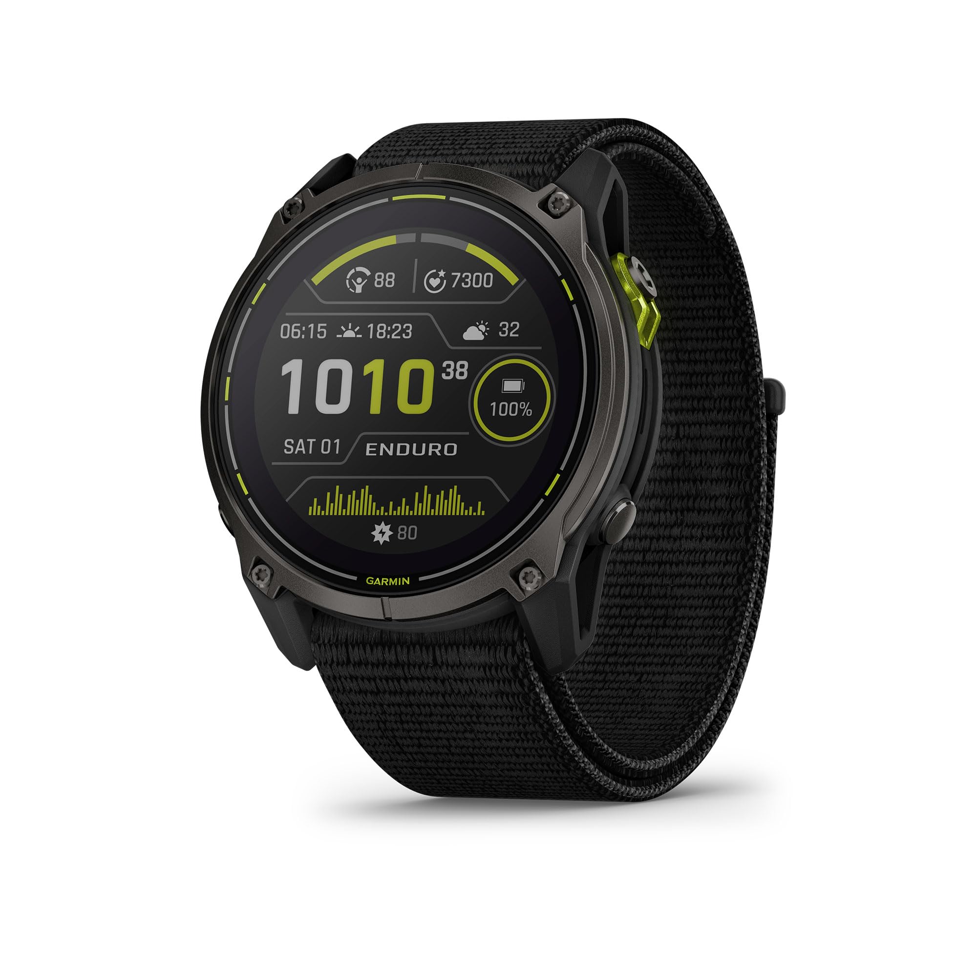 Garmin Enduro™ Montre Intelligente GPS Ultra-performante 3 – 51 mm, Solaire, Saphir, autonomie extrême, cartographie détaillé