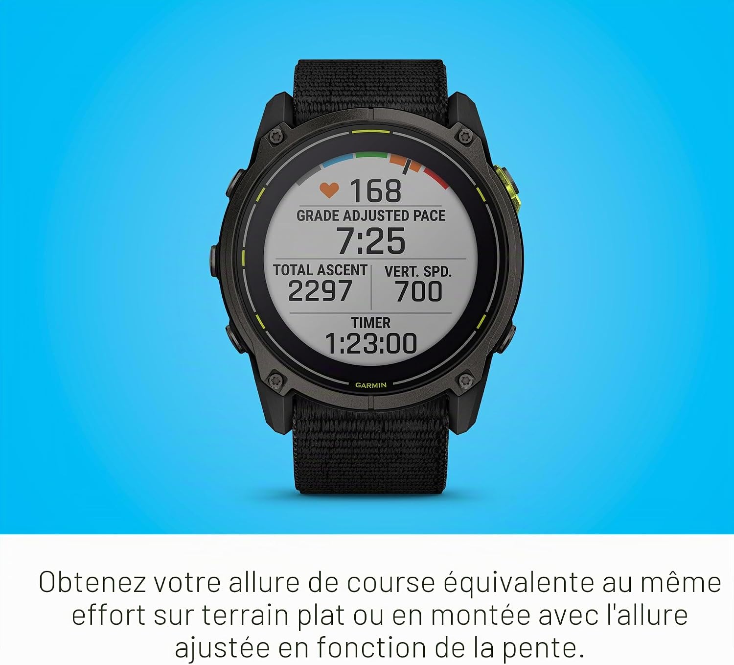 Garmin Enduro™ Montre Intelligente GPS Ultra-performante 3 – 51 mm, Solaire, Saphir, autonomie extrême, cartographie détail 6