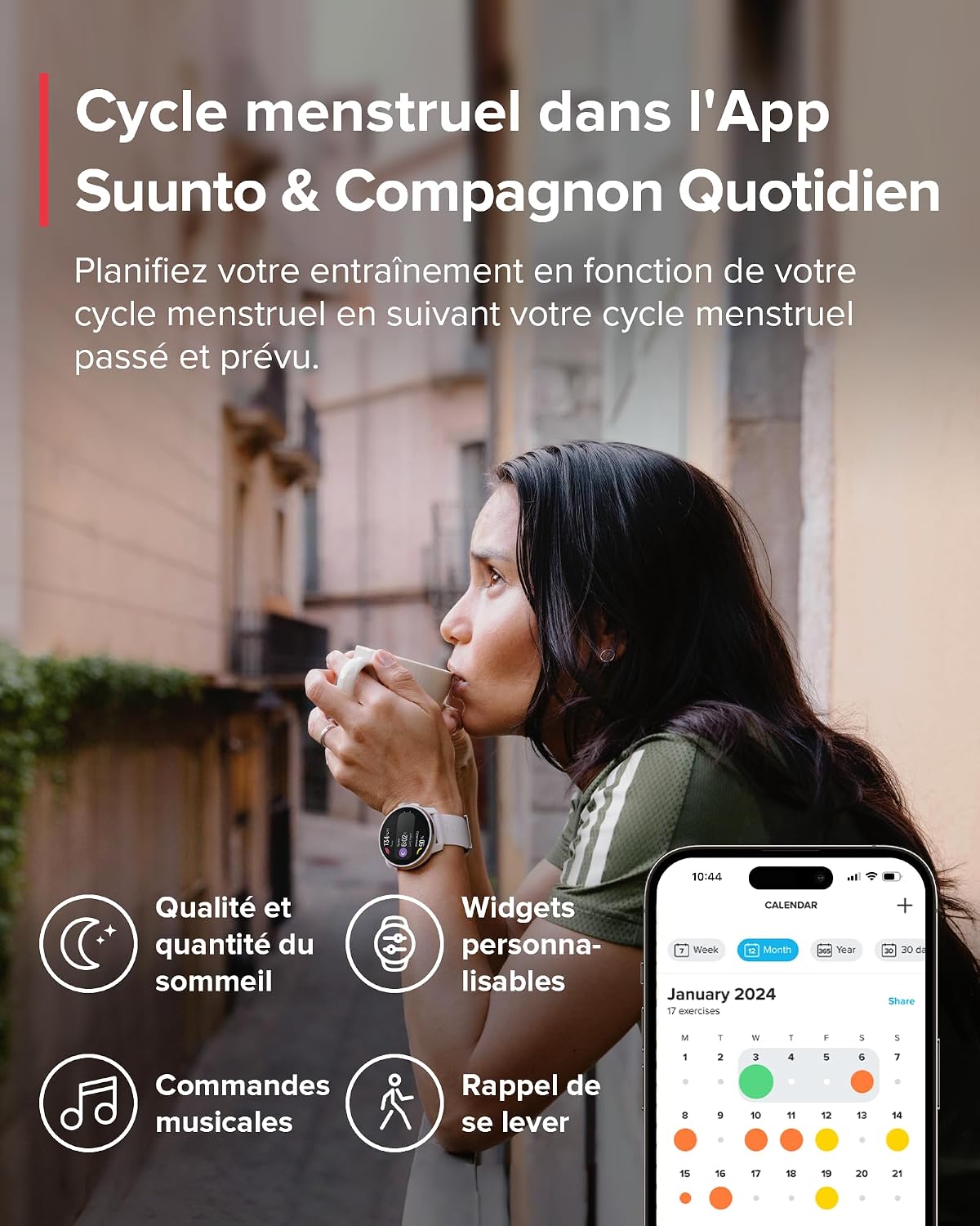 SUUNTO Race S Montre Sport Femme Homme, Tracker dActivités GPS Running, Bi-Band GNSS, Carte Hors Ligne, Écran Tactile AMOL 5