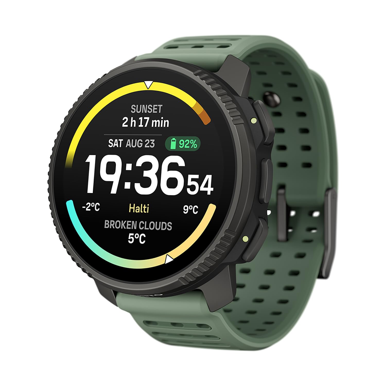 SUUNTO Vertical 2 Montre de Sport GPS, écran AMOLED 1.5” avec 115+ Modes Sage Titanium