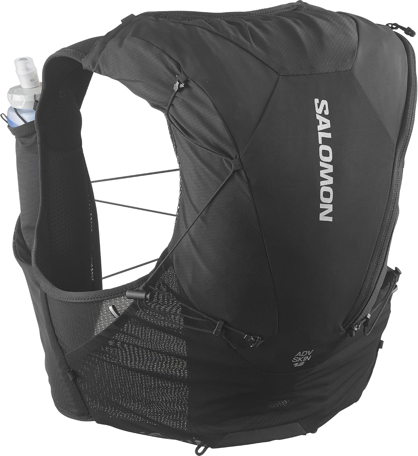 Salomon Advance Skin 12 Gilet dhydratation Unisexe pour Course à Pied 12 l Noir L 2