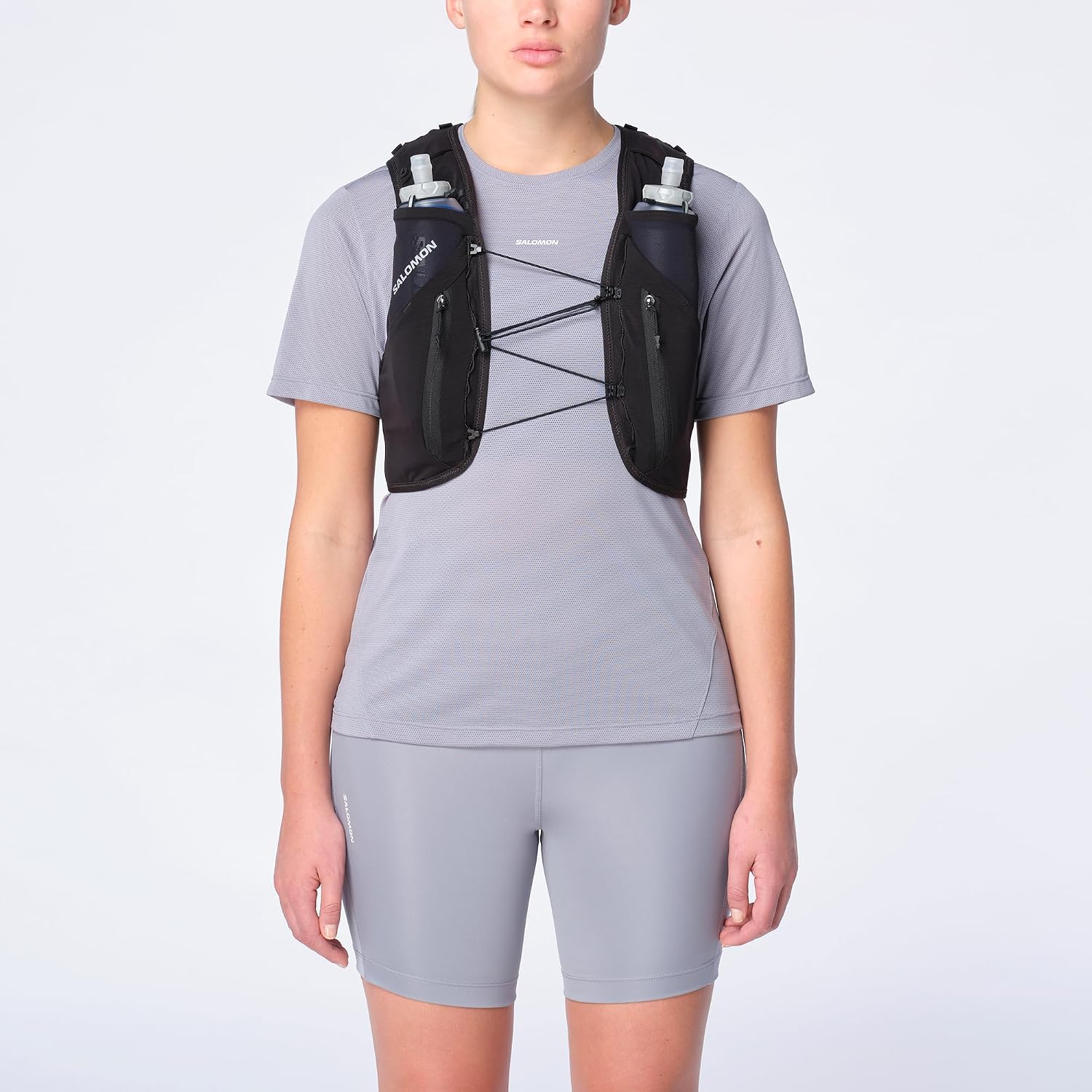 Salomon Advance Skin 12 Gilet dhydratation Unisexe pour Course à Pied 12 l Noir L 4