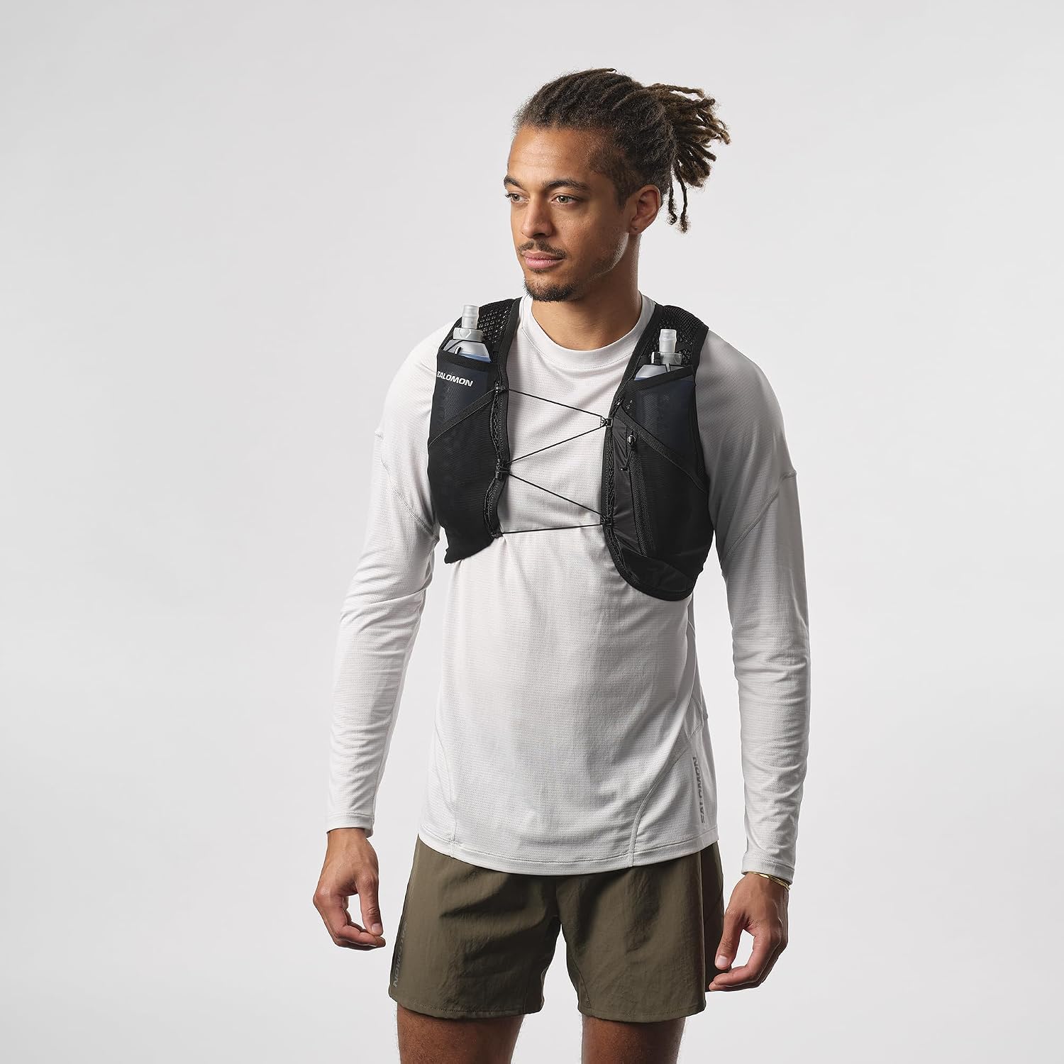 Salomon Active Skin 4 Set, Poches Poitrine faciles à hydrater, Confort SensiFit de précision, Rangement sécurisé pour Les C 2