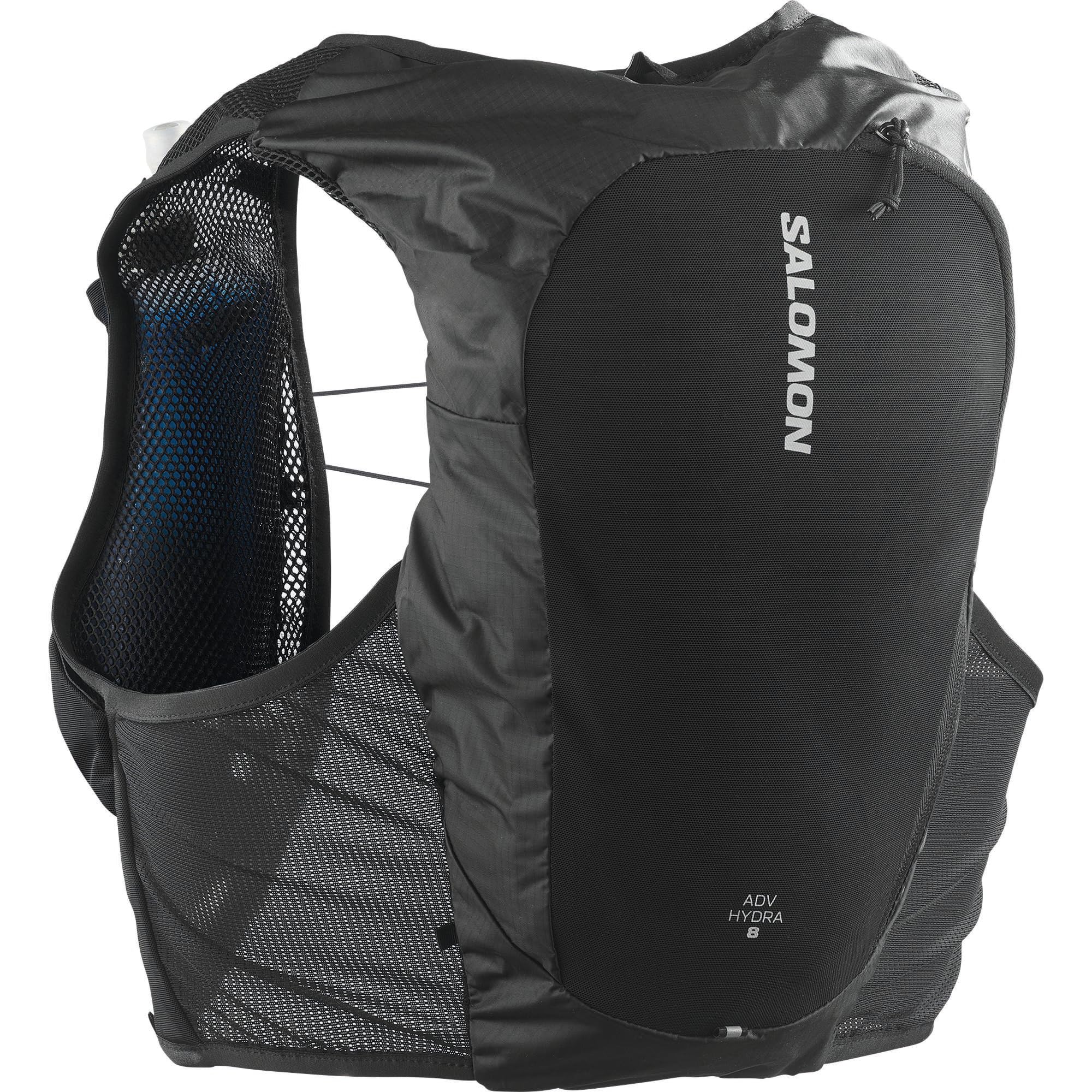 Salomon Adv Hydra 8 Unisexe Gilet dHydratation avec 2 Bouteilles Souples (500ml), Running, Course à Pied, Randonnée et March