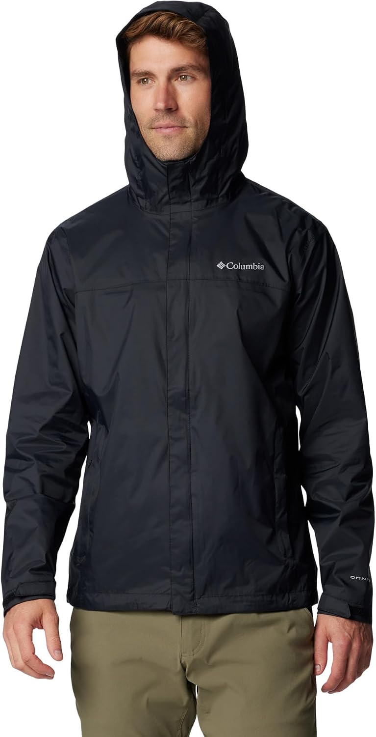Columbia Watertight II Jacket, Veste De Pluie Imperméable pour Homme XL Black - 012 8