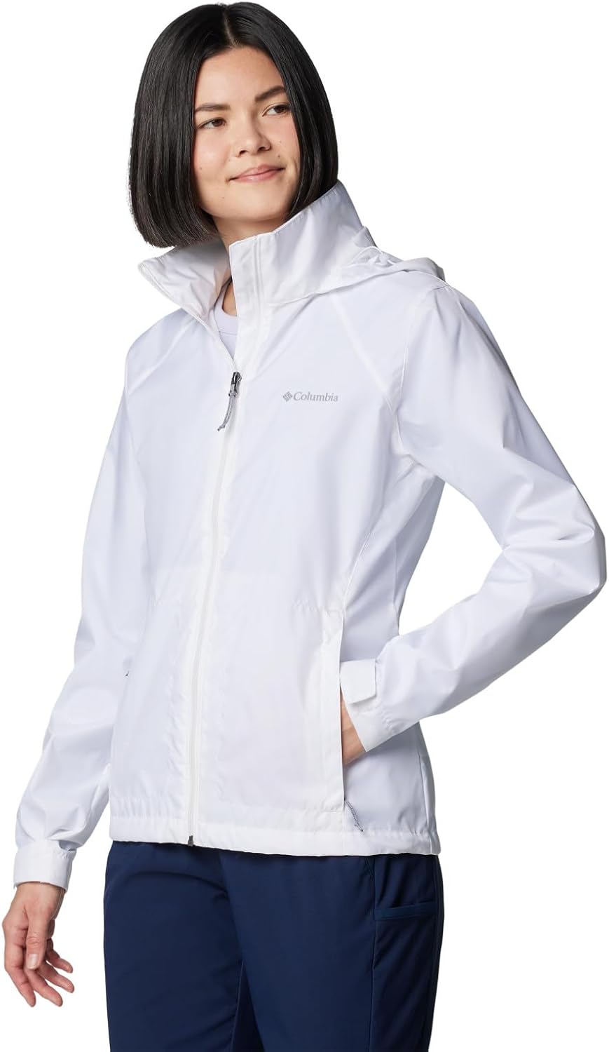 Columbia Switchback IV Jacket Veste de pluie imperméable Femme (lot de 1) L Blanc 4