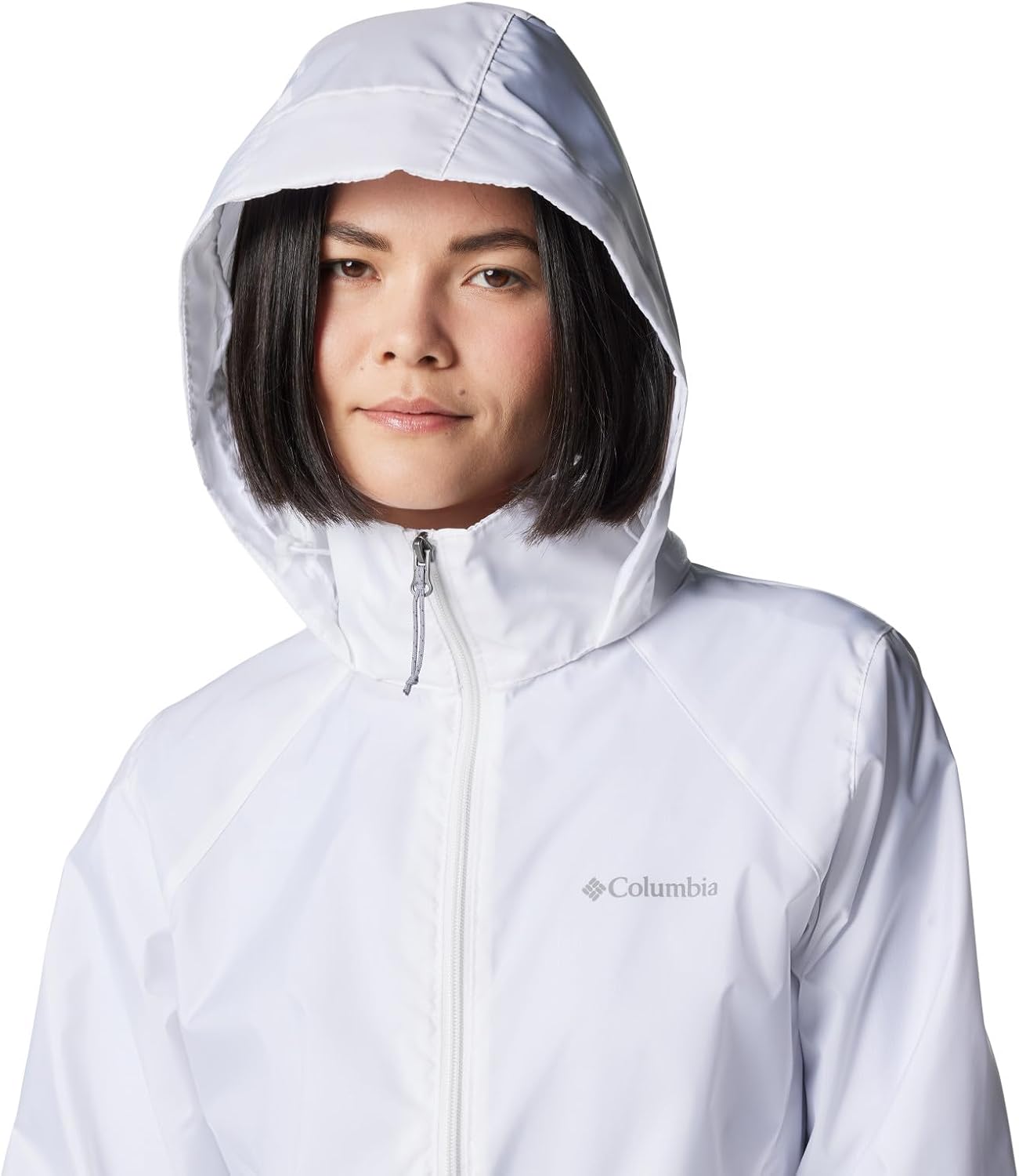 Columbia Switchback IV Jacket Veste de pluie imperméable Femme (lot de 1) L Blanc 5