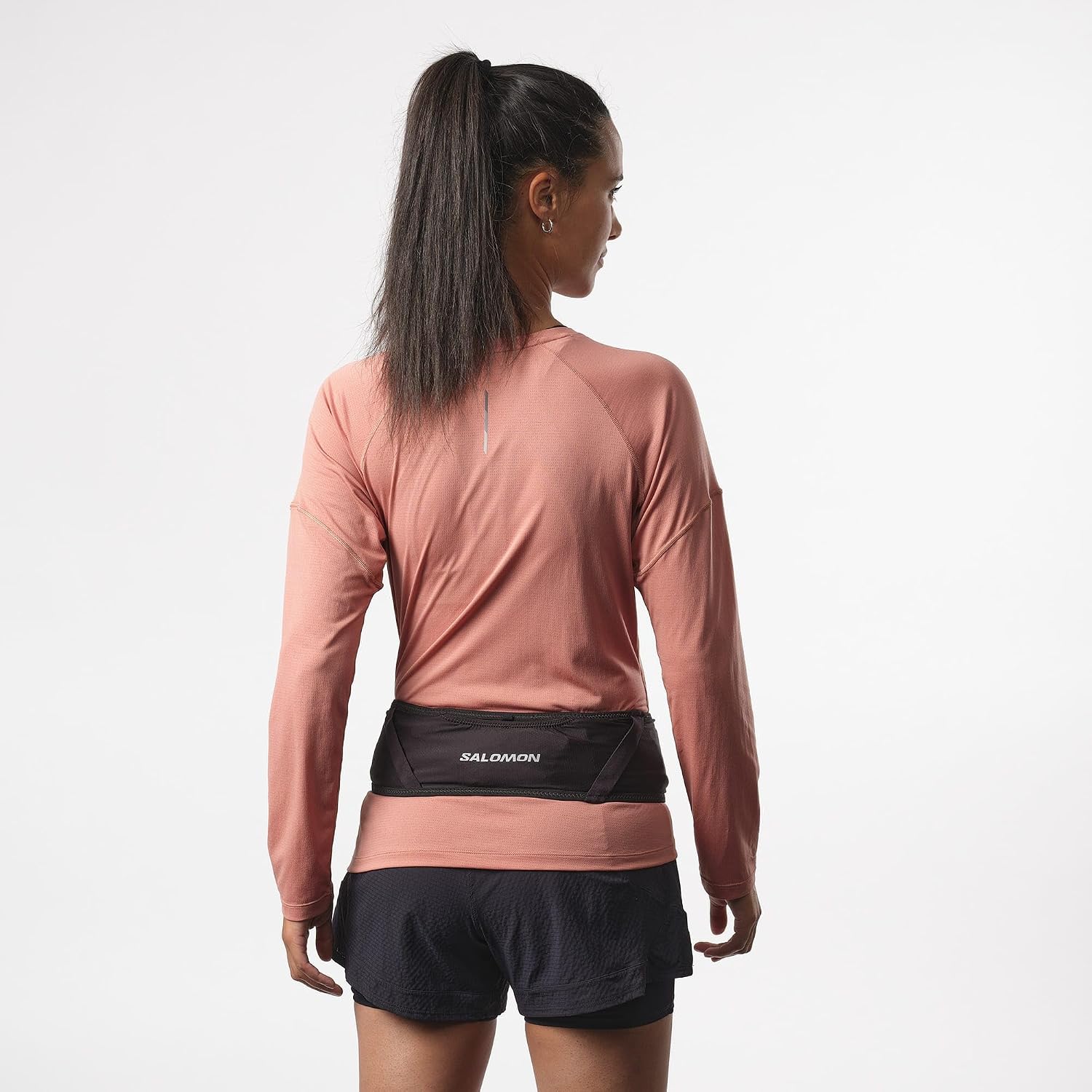 Salomon Pulse Ceinture de Course légère et ajustée en Tissu Respirant, Poches sécurisées et Design Minimaliste, appropriée 6