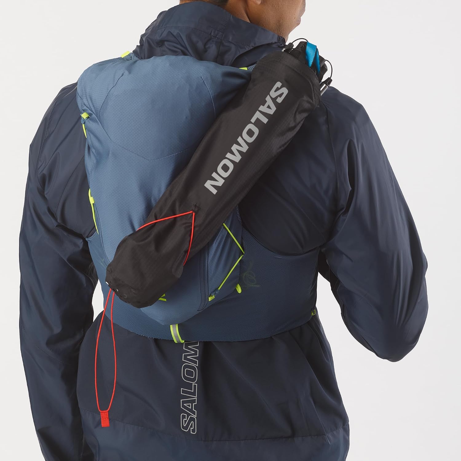 Salomon Custom Quiver Unisex Trail Running Hiking Pole Bag NS V1 Black 2