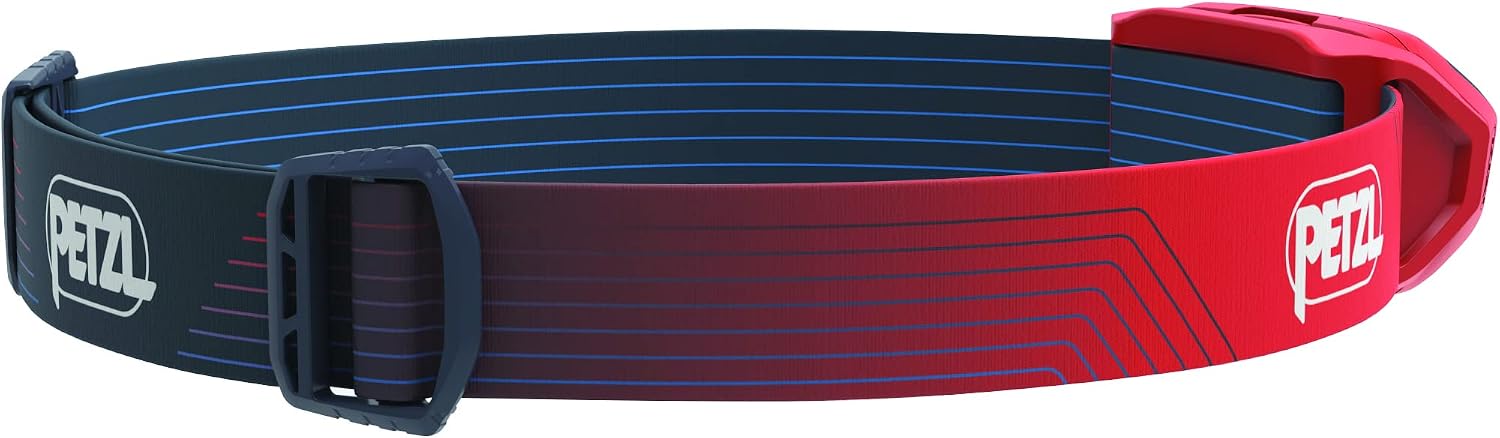 PETZL - Lampe Frontale ACTIK - Activités Outdoor - Multifaisceau - Homme/Femme - Rouge - 450 lumens 4
