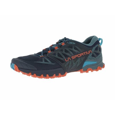 LA SPORTIVA Bushido III Wanderschuh Weiß 42.5 EU Deep Sea Cherry Tomato