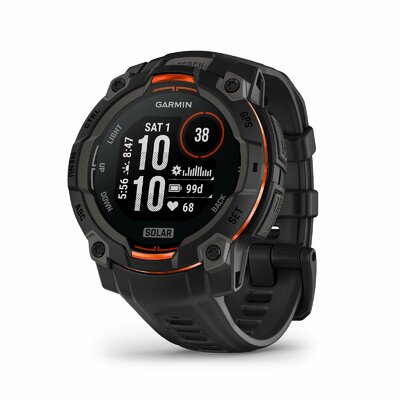 Garmin Instinct 3 Solar, Montre GPS connectée Robuste, Noir, 45mm Noir 45 mm SOLAR
