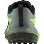 Salomon Mens Sense Ride 5 Trail Running Shoes 40 2/3 EU Black Laurel Wreath Green Gecko 4