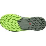 Salomon Mens Sense Ride 5 Trail Running Shoes 40 2/3 EU Black Laurel Wreath Green Gecko 6