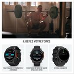 Garmin fēnix 8, Montre GPS Multisports AMOLED, Acier Grey/Noir, 47mm Graphite 47mm AMOLED 5