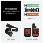 Garmin Instinct 3 Solar, Montre GPS connectée Robuste, Noir, 45mm Noir 45 mm SOLAR 6