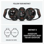 Garmin Instinct 3 Solar, Montre GPS connectée Robuste, Noir, 45mm Noir 45 mm SOLAR 7